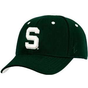 Zephyr Michigan State Spartans Green Team Logo Z Fit Hat:  