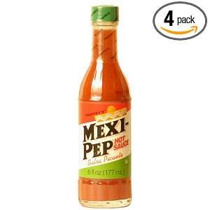 Trappeys Mexi pep Hot Sauce, 6 Ounce: Grocery & Gourmet Food