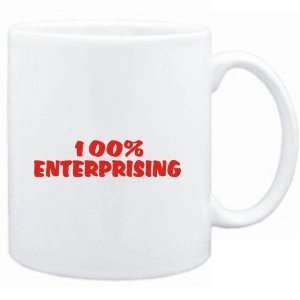  Mug White  100% enterprising  Adjetives Sports 