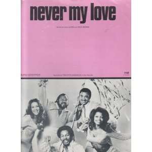 Sheet Music Never My Love The Fifth Dimensions 160 