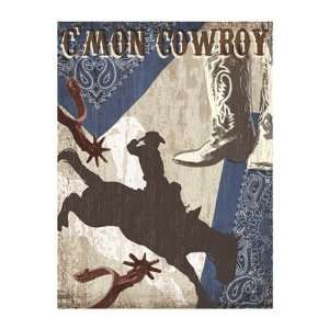  Cmon Cowboy Poster by Tandi Venter (19.75 x 27.50)
