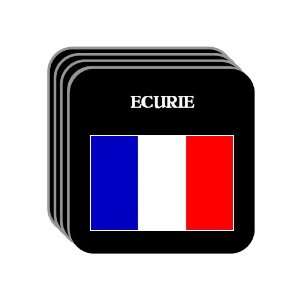  France   ECURIE Set of 4 Mini Mousepad Coasters 