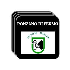   Region, Marche   PONZANO DI FERMO Set of 4 Mini Mousepad Coasters