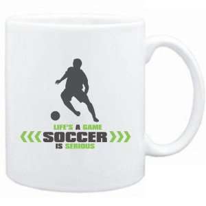  New  Lifes A Game . Soccer Is Serious  Mug Sports: Home 