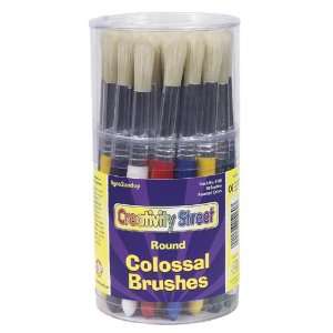  Colossal Round Wood Handle Brush: Office Products