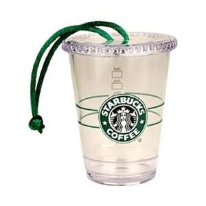  Starbucks Christmas Ornament Clear To Go Cup   2009: Toys 