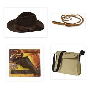  Indiana Jones Child Costume Kit including Deluxe Hat 