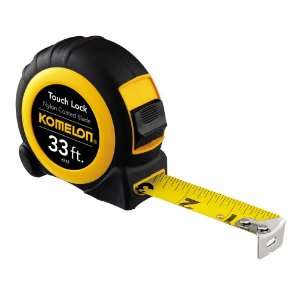  Komelon 6233 Touch Lock 33 Foot Power Measuring Tape: Home 