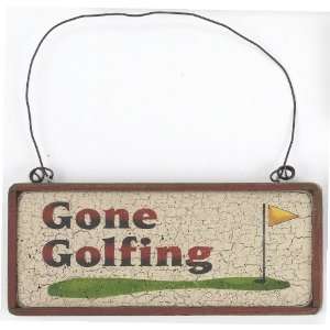  Dad Gift   Gone Golfing Sign 
