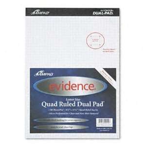   Quad Dual Pad Quadrille Rule Letter Case Pack 3   505925: Electronics