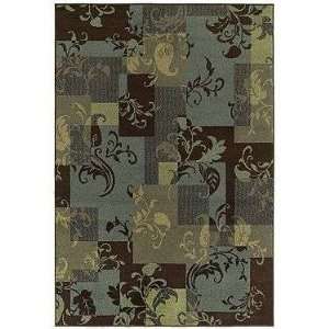   10 Shaw Rugs Concepts Idyll   07400 Blue Rectangular: Home & Kitchen