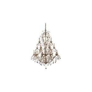   18 Light Chandelier 44 W Landmark Lighting 08088 WS: Home Improvement