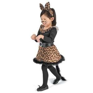  One Step Ahead Black Leopard Cat Costume MD 4 6: Baby