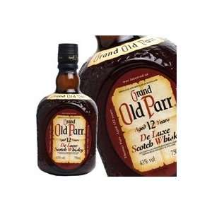  Old Parr 12 Year Old Scotch Whiskey   750ml: Grocery 