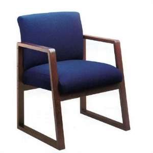  Bristol Series Guest Chair Finish: Black, Material 