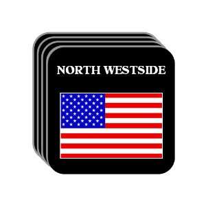  US Flag   North Westside, Florida (FL) Set of 4 Mini 