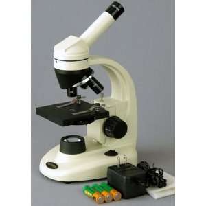   Cordless LED Biological Microscope 40X 1000X Industrial & Scientific