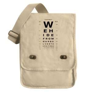   Field Bag Khaki Optometrist Opthamologist Eye Chart: Everything Else