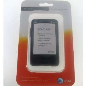  At&T Oem Black Soft Shell Gel Skin Case For Htc Aria A6366 