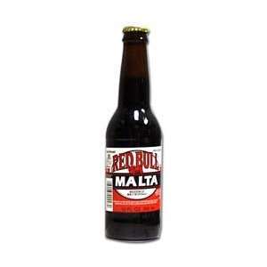 Red Bull Malta Beverage Non  Alcoholic Real Berewed,12 Fl Oz, 355ml 