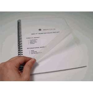  10mil Crystal Clear 8.5 x 11 Letter Size Covers   100pk 