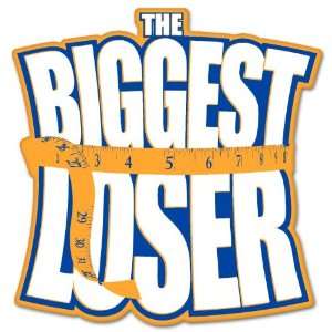  Biggest Loser TV show sticker decal decal 4 x 4 