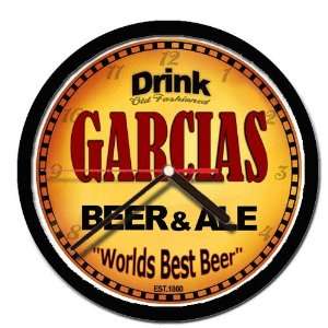  GARCIAS beer and ale cerveza wall clock: Everything Else
