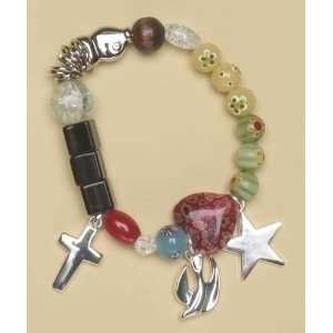 Religious Glass Beaded Christs Story Bracelet: Home 