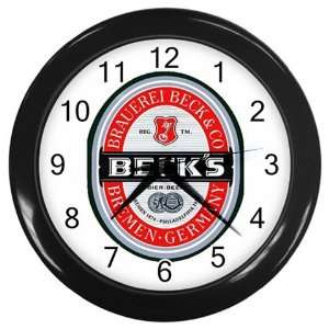  Becks Beer Logo New Wall Clock Size 10  