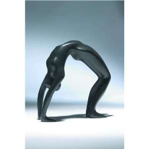   Yoga Black Yoga Figurine in Wheel (Chakrasana): Everything Else