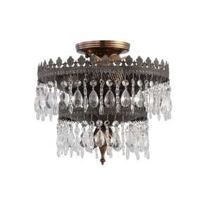   1593 FA Alhambra 3 Light Semi Flush Mount in Fiesta   1593 FA, Home