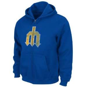  Seattle Mariners Blue Cooperstown Built Tough Full Zip 