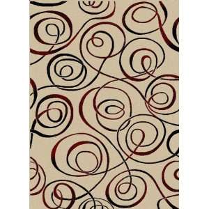  Radici Vesuvio 1733 55 x 77 Ivory Area Rug Furniture 