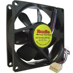  Rexflo PWM 12 Two Ball 120mm Bearing Case Fan with 4 Pin 