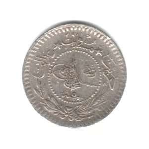  1913 (AH1327/5) Turkey 5 Para Coin KM#759 