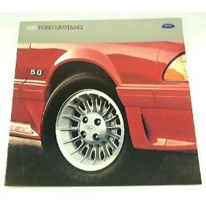  1989 89 Ford MUSTANG BROCHURE GT LX Convertible 