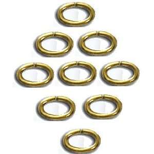   : 4x6mm Open Oval Brass Jump Rings 19g. Q.100: Arts, Crafts & Sewing