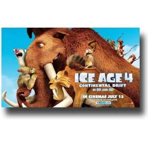  Ice Age 4 Poster   Movie Promo Flyer   11 X 17 