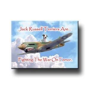  Jack Russell Terrier War On Terror Fridge Magnet 