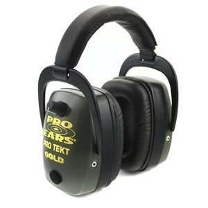  Pro Ears Pro Tekt Mag Gold Electronic Earmuffs, Black GS2 