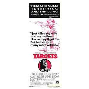  Targets Original Movie Poster, 14 x 36 (1968)