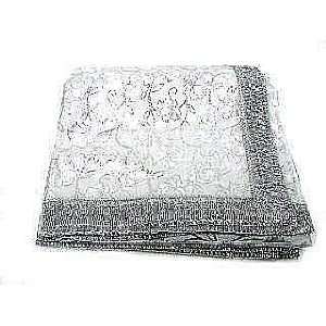  Silver Color Handkerchief (Rumala)   Set of 4 Pcs 