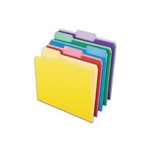  109813 Part# 109813 Colored File Folders w/Tabs Letter 30 