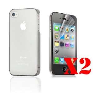  iPhone 4/4S Ultra Thin Air Case (Gray) with BONUS 2 Screen 