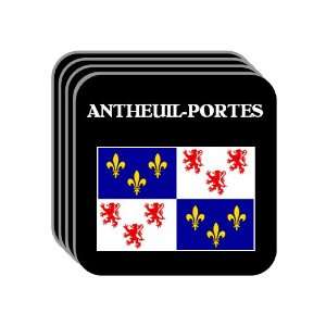 Picardie (Picardy)   ANTHEUIL PORTES Set of 4 Mini Mousepad Coasters