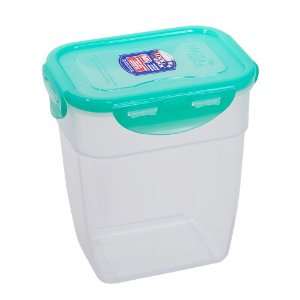   Green Lid Rectangular Nestable Style Container with Hook, 1.3 Litre