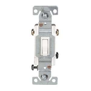  Light Switch   15 Amp 3 Way White