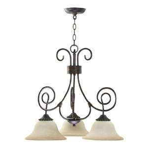   Chandelier in Toasted Sienna Finish   6255 3 44