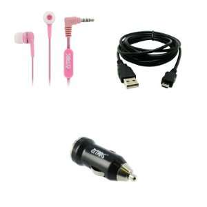 EMPIRE HTC Hero S 3.5mm Stereo Hands Free Headset Headphones (Pink 