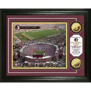 Florida State University Doak Campbell 24KT Gold Coin Photomint 